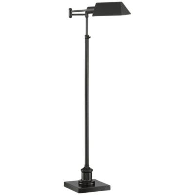 Jenson Traditional Pharmacy Swing Arm Floor Lamp 54" Tall Adjustable Dark Bronze Metal Shade for Living Room Reading Bedroom Office