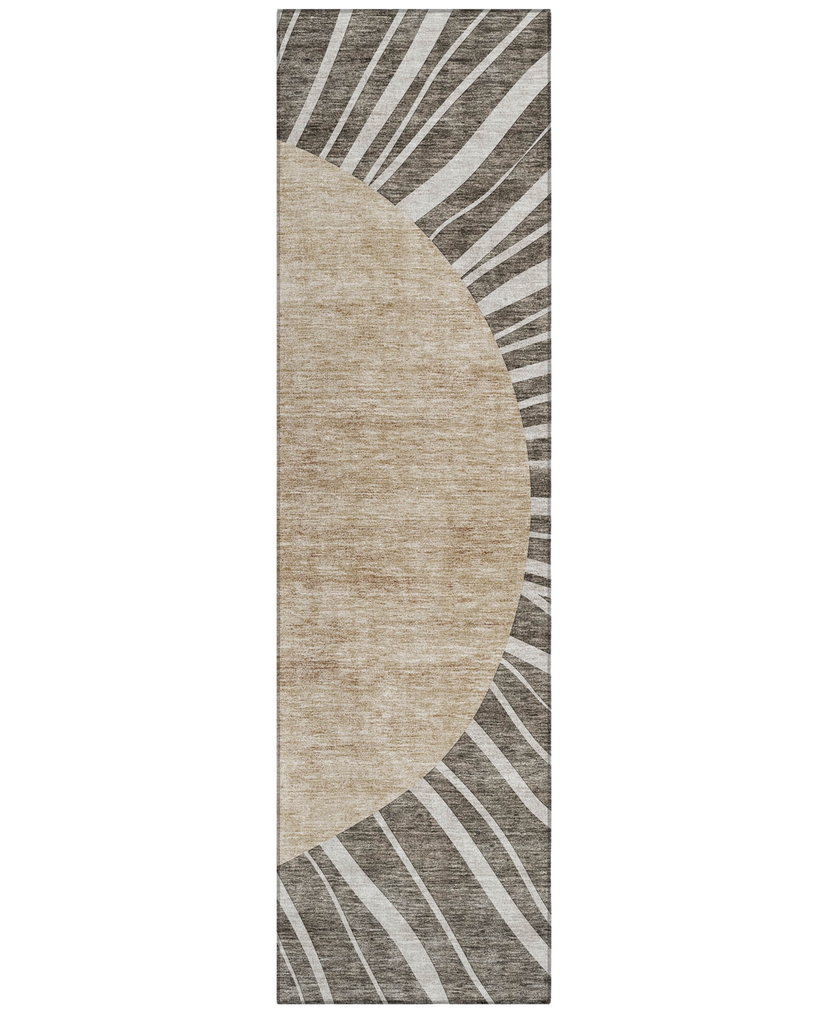 Addison Chantille Acn668 2'3"x7'6" Runner Area Rug In Chocolate