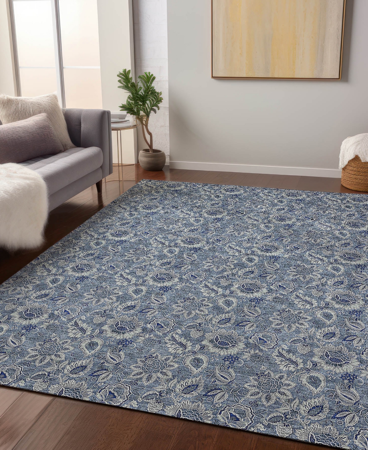 Addison Chantille Acn661 9'x12' Area Rug In Blue