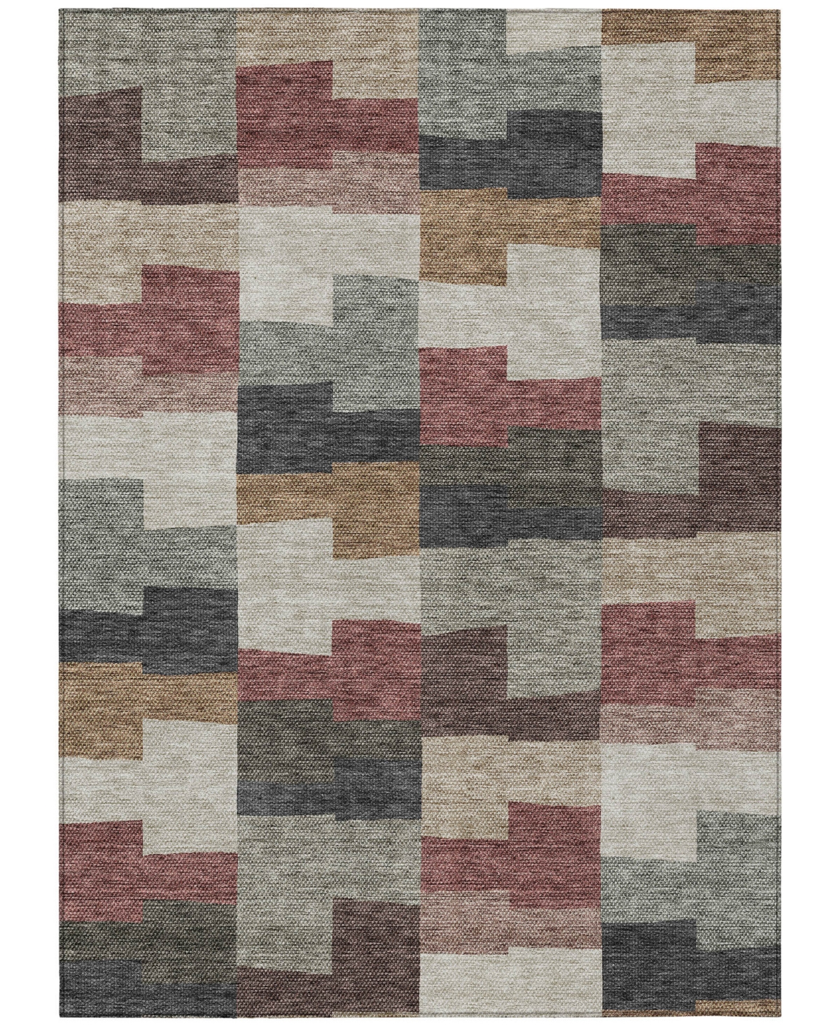 Addison Chantille Acn659 9'x12' Area Rug In Paprika