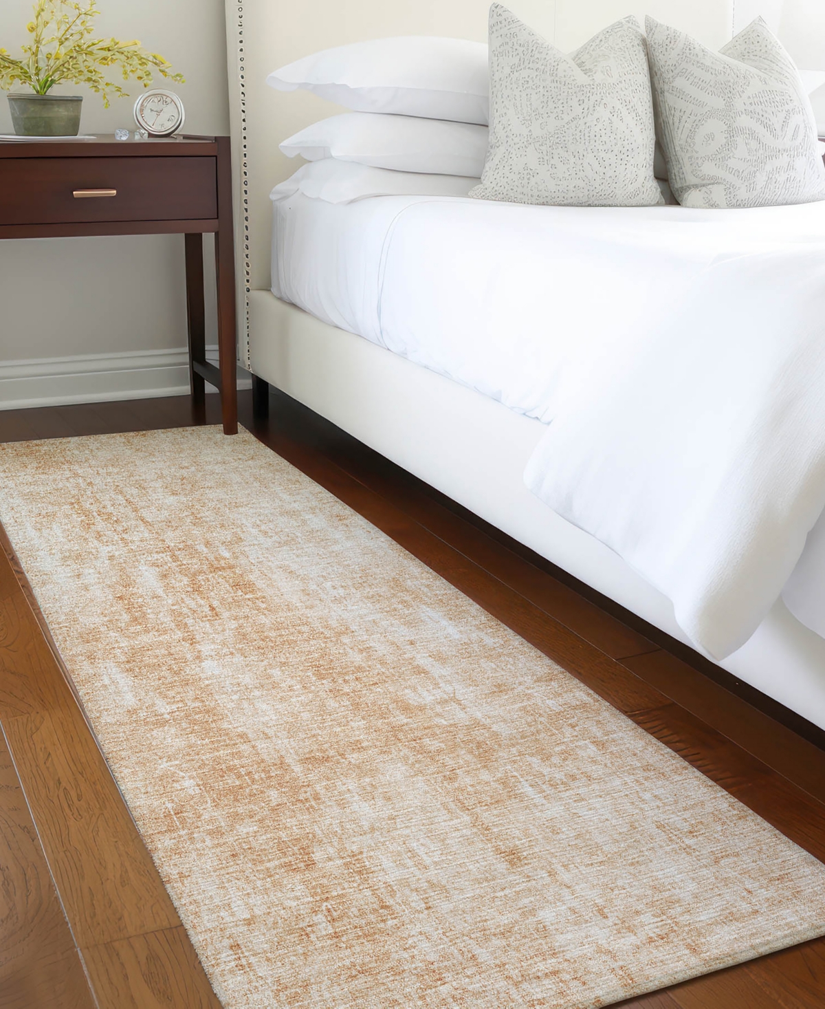 Addison Chantille Acn656 2'3"x7'6" Runner Area Rug In Terracotta