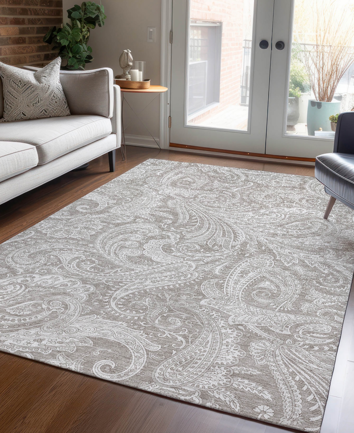 Addison Chantille Acn654 10'x14' Area Rug In Taupe