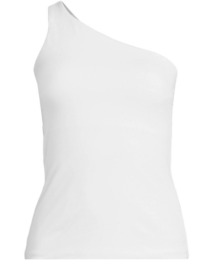 Lands' End Women's Slender One Shoulder Top Macy's
