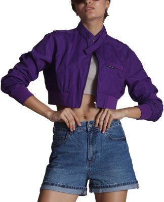 Women's Mini Cropped Racer Jacket