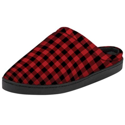 Men's Big & Tall Fleece Clog Slippers