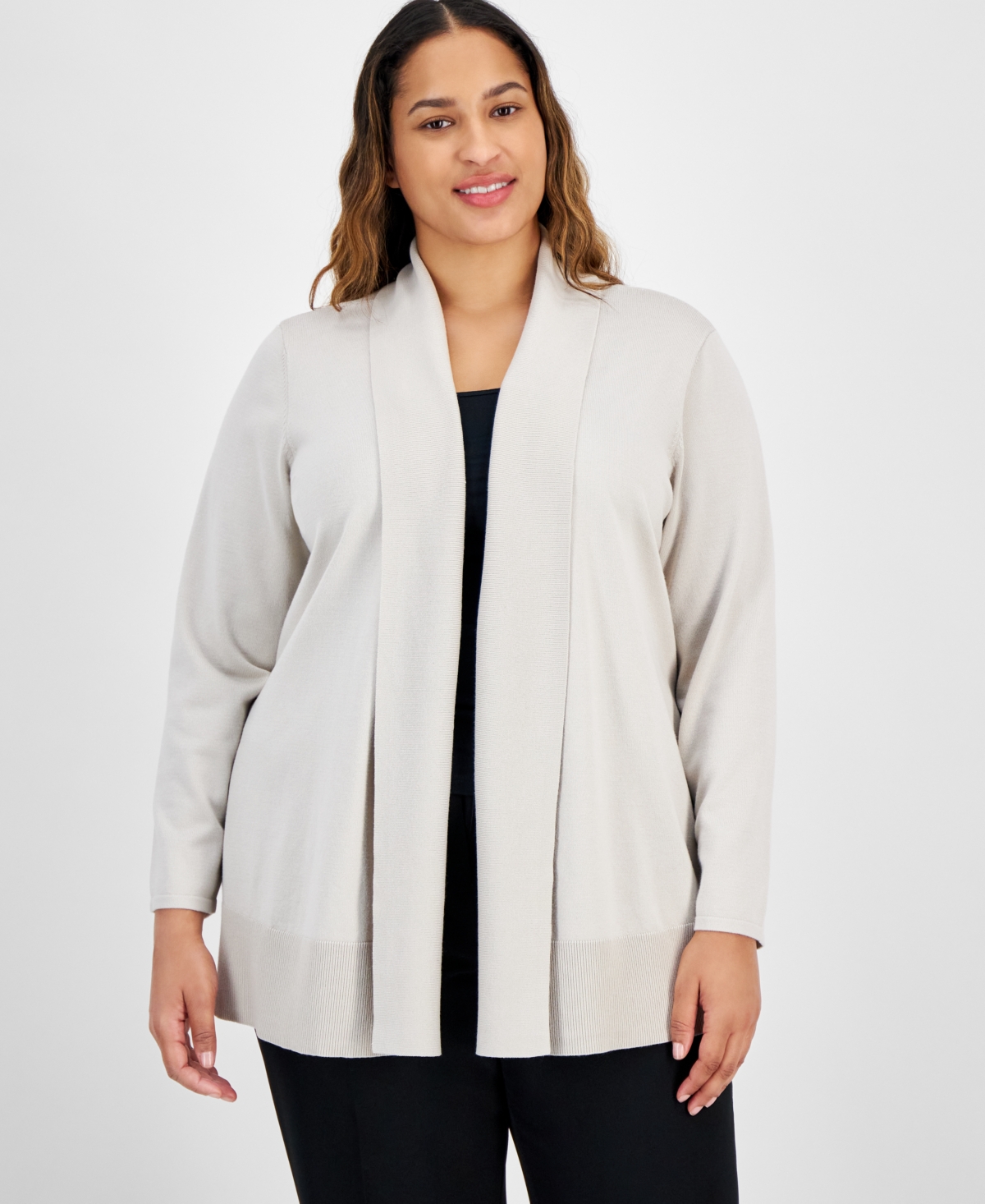 Macy's cardigan sweaters plus size sales