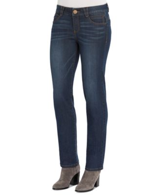 Petite "Ab"solution Straight-Leg Jeans