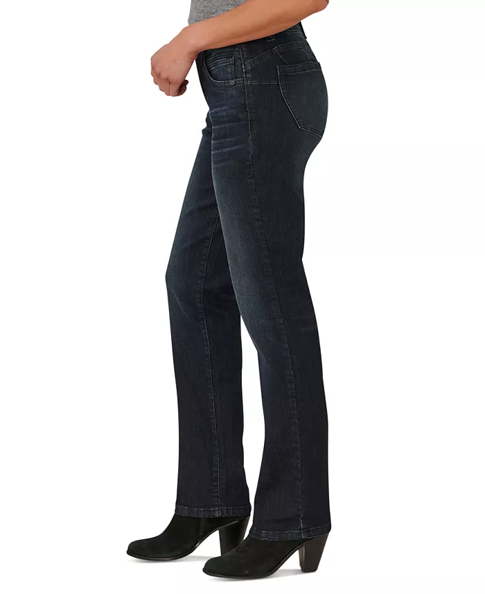 Petite "Ab"solution Straight-Leg Jeans - thumbnail 3