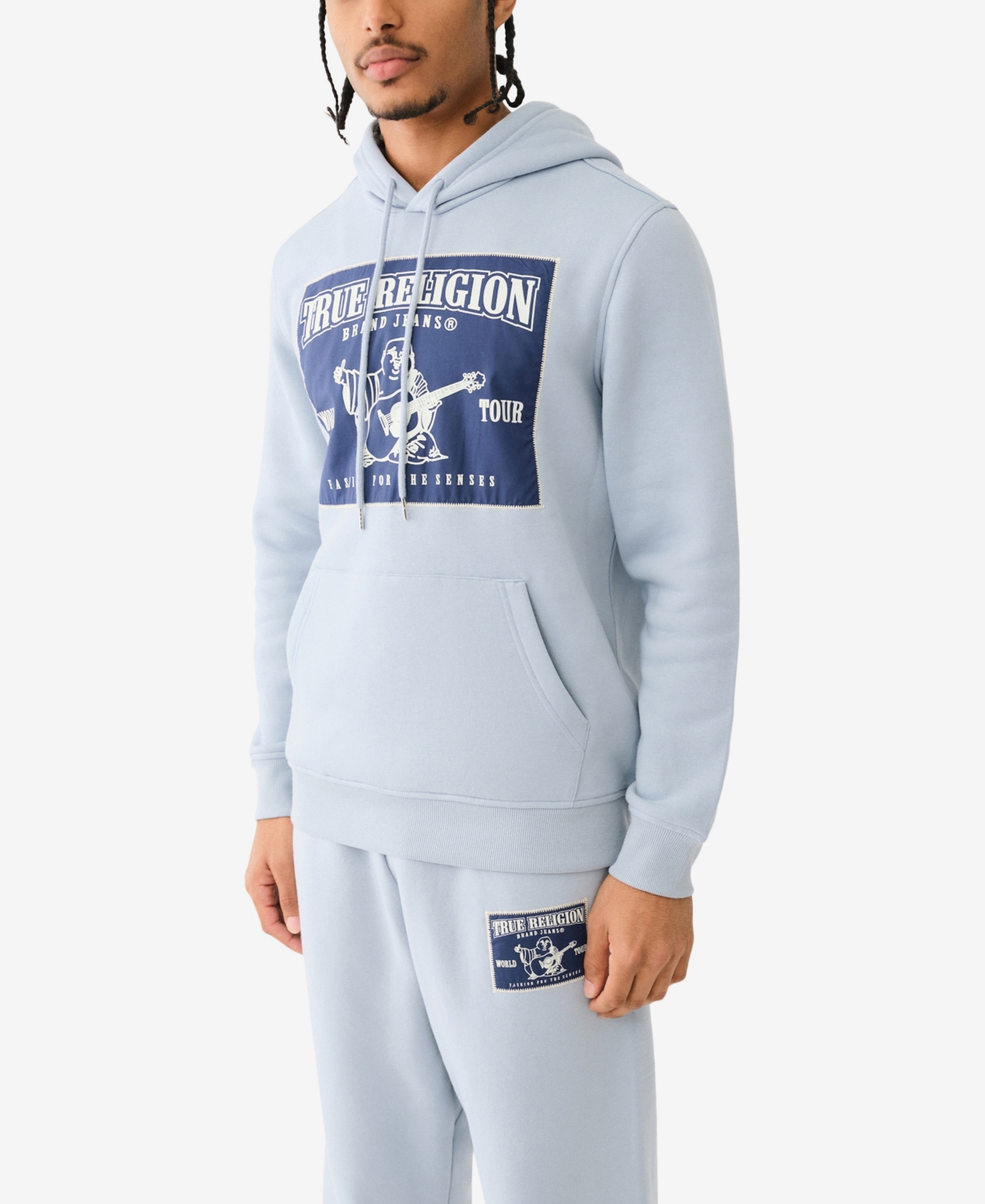 True Religion Men's Ladder Applique Srs Hoodie