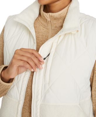 Women's Mixed-Media Zip-Front Campfire Vest