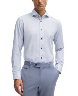 Hugo boss spread collar shirt online