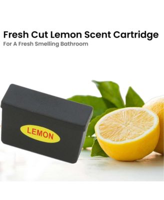 Stainless Steel Bathroom Sensor Trash Can with AbsorbX Odor Filter and Lemon Fragrance 2.5 Gallon