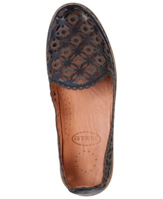 Women's Tumi Perforated Leather Flats