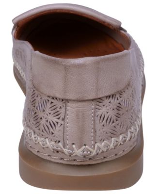 Women's Ginger Perforated Leather Flats