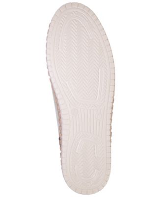 Women's Paisley Two Tone Suede Slip-On Flats