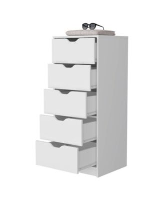 Dillon Narrow 5 Drawer Dresser