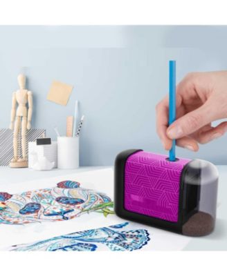 Electric Pencil Sharpener: Battery-Powered for Kids, School, Office, Art