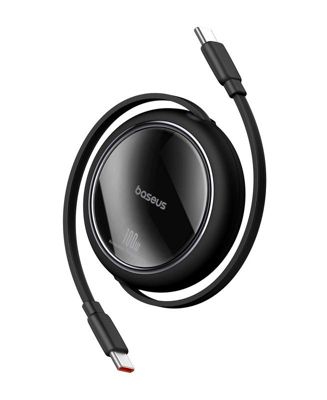 Free2Draw Mini Retractable Charging Cable Type-C to Type-C 100W 1m Nebula Purple