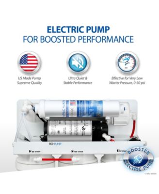 Electric Pumped Reverse Osmosis Water System for Drinking Water, for ...