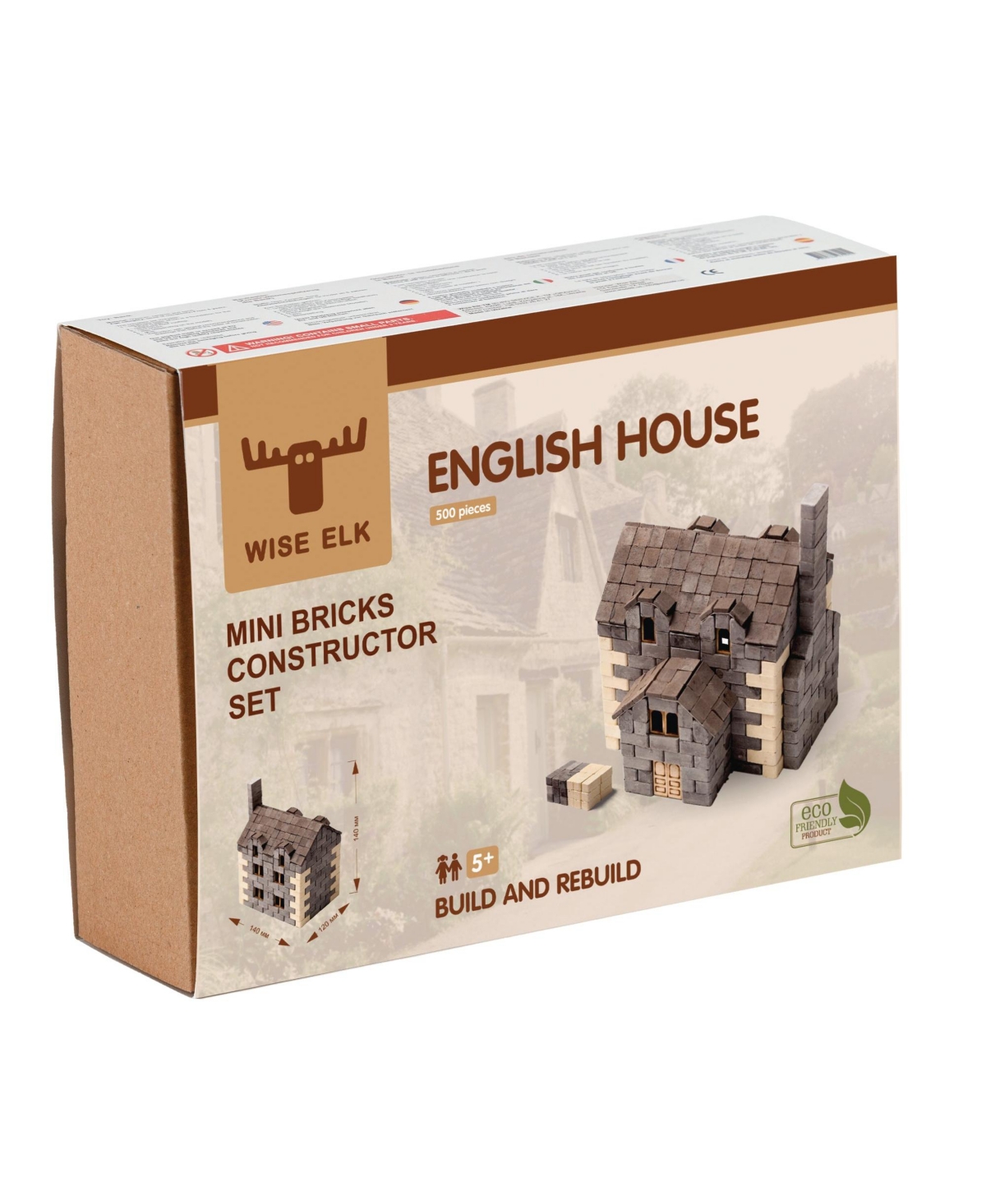 Wise Elk Mini Bricks Construction Set - English House - Assorted Pre-pack (See Table 9