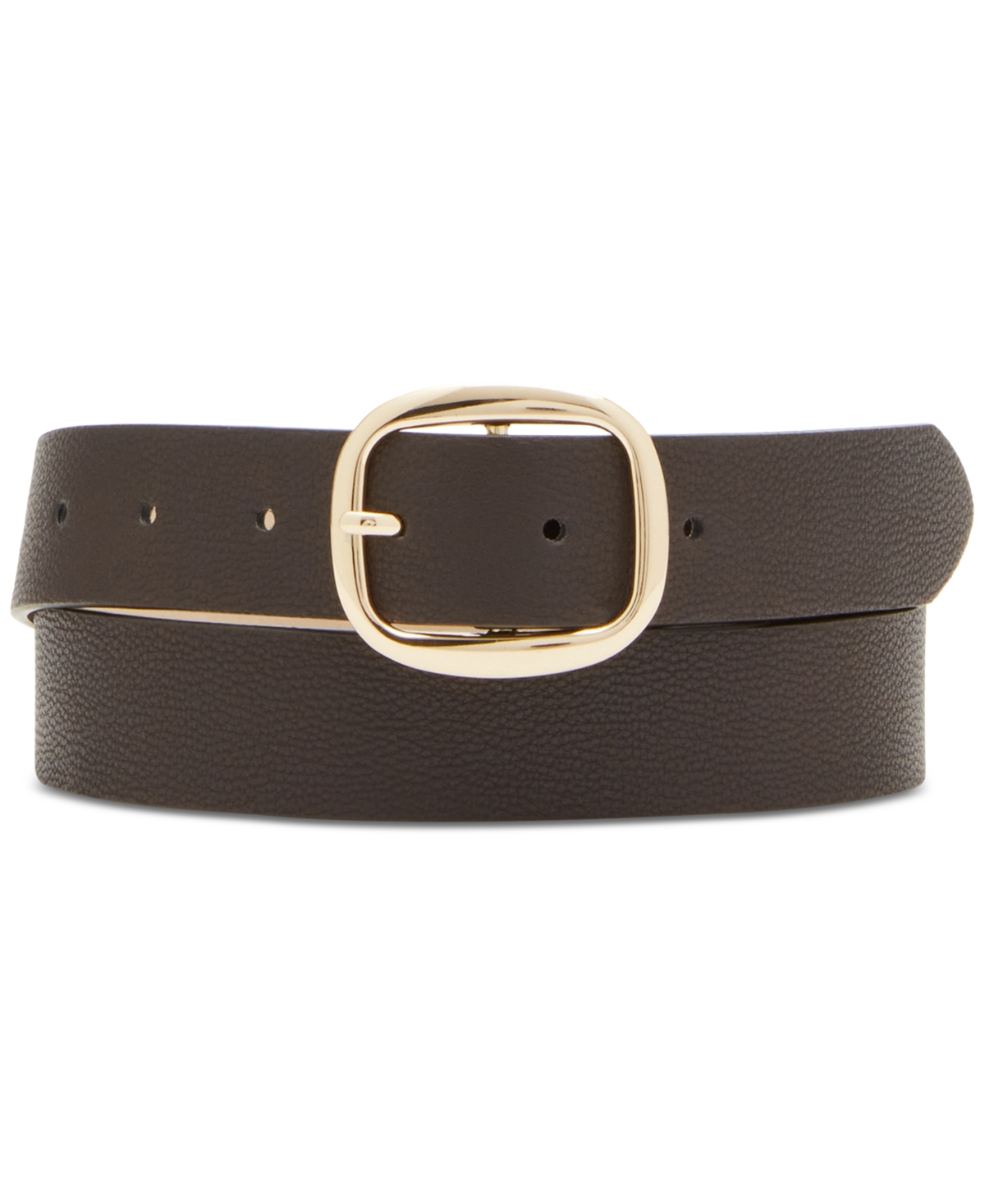 Steve Madden Women's 2-Pc. Faux-Leather Belt Set -Brown