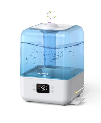 Humidifiers for Bedroom,4.5L Top Fill Humidifiers for Large Room,Cool Mist Humidifiers for Home,360 Nozzle,Auto Shut-Off,Humidity Setting, , White