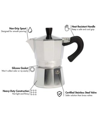 Aluminum Stovetop 3-Cup Espresso Maker