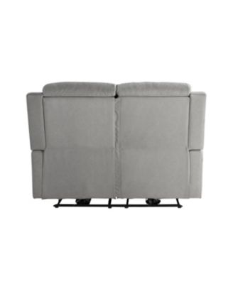 54.7"W Polyester Akron Power Reclining Loveseat