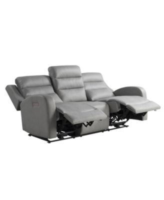 77.2"W Polyester Akron Power Reclining Sofa