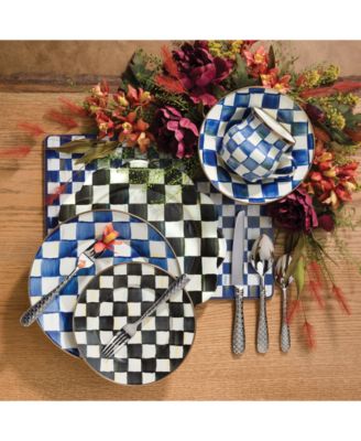 Royal Check Cork Back Placemats, Set of 4