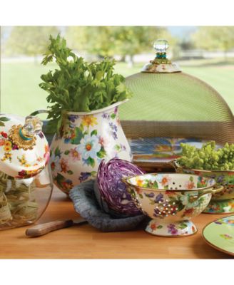 White Flower Market Pitcher