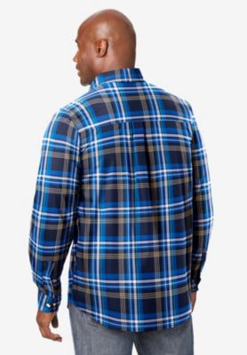 Big & Tall Long Sleeve Wrinkle Free Sport Shirt