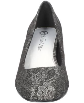 Jillian Women's Block Heel Square Toe Pumps