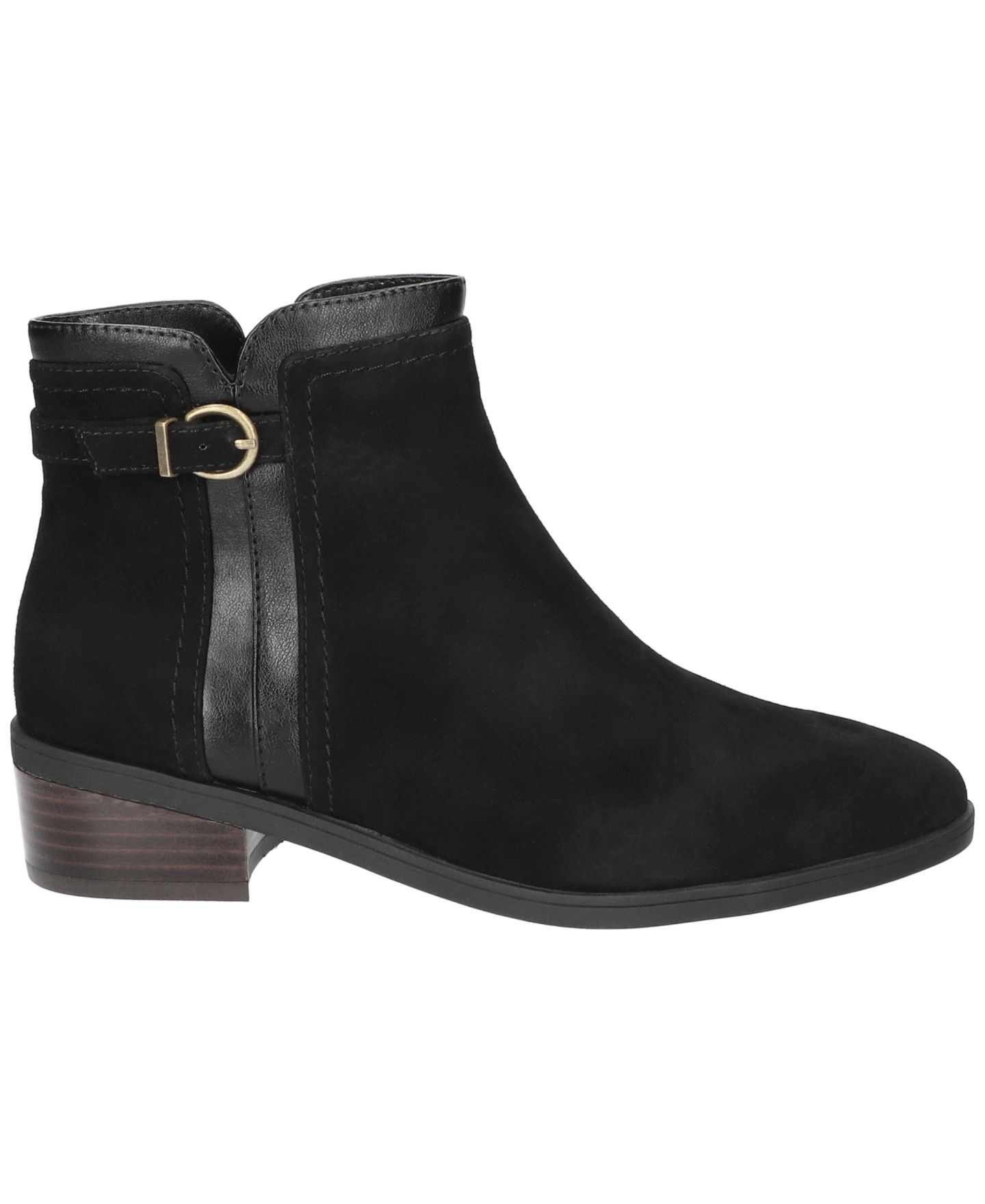 Женские ботинки Bella Vita Beatrice Almond Toe Dress Booties, цвет: Чёрный кожаный — фото 2