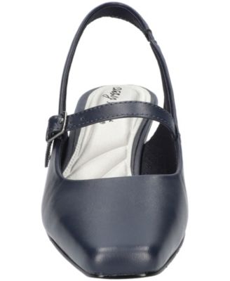 Women's Cameo Square Toe Slingback Pumps