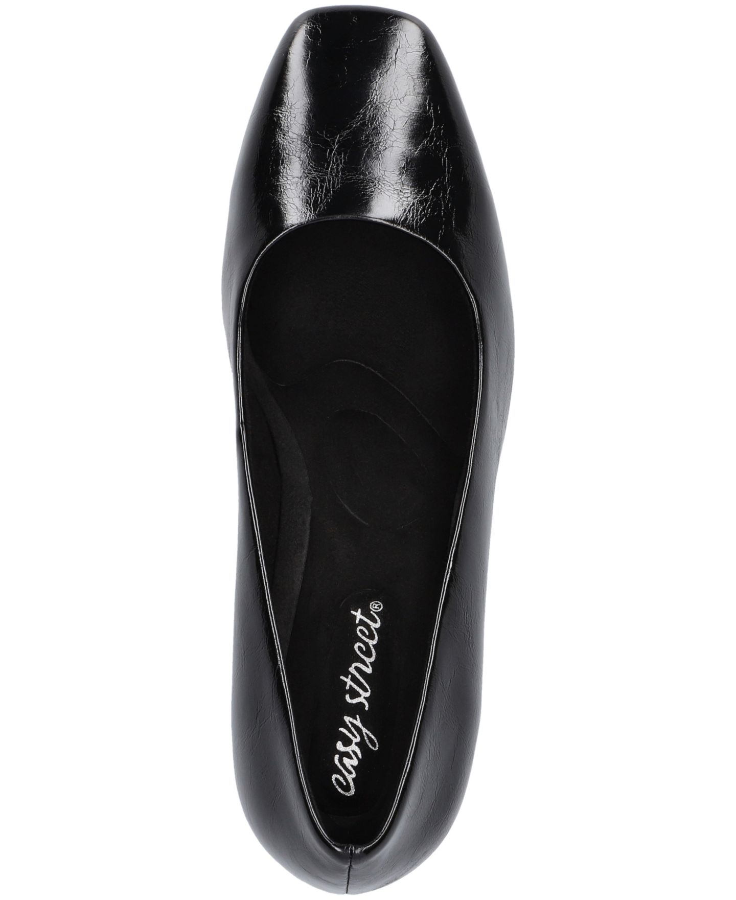 Женские туфли Easy Street Poet Square Toe Pumps, цвет: Чёрный лаковый — фото 4