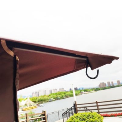 Streamdale 13' x 10' Gazebo with Double Roof & Mosquito Net