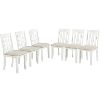 7-Piece Retro Dining Set with Extendable Table
