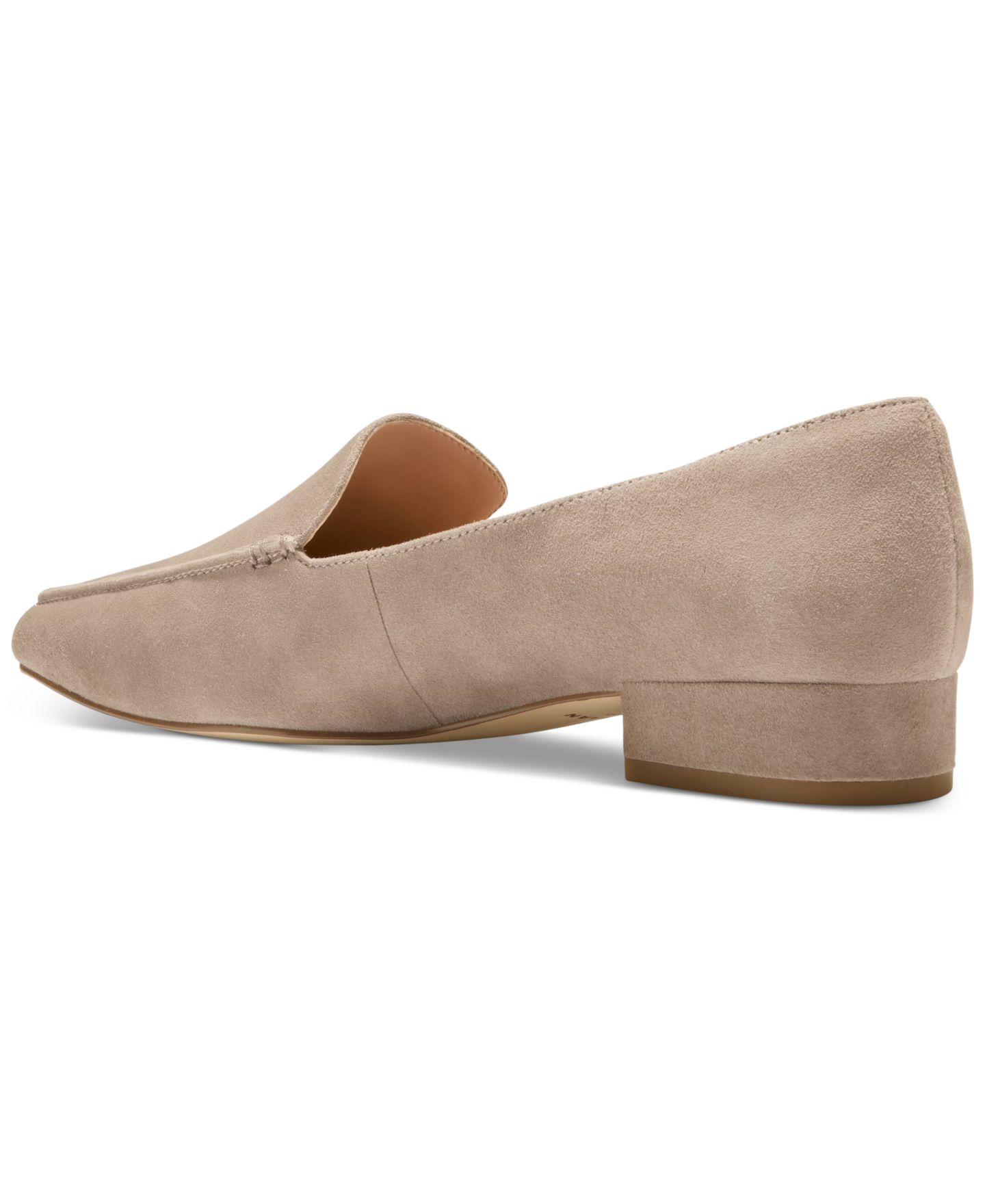 Женские туфли Cole Haan Valantina Pointed Toe Block Heel, цвет: Кофейный замшевый — фото 3