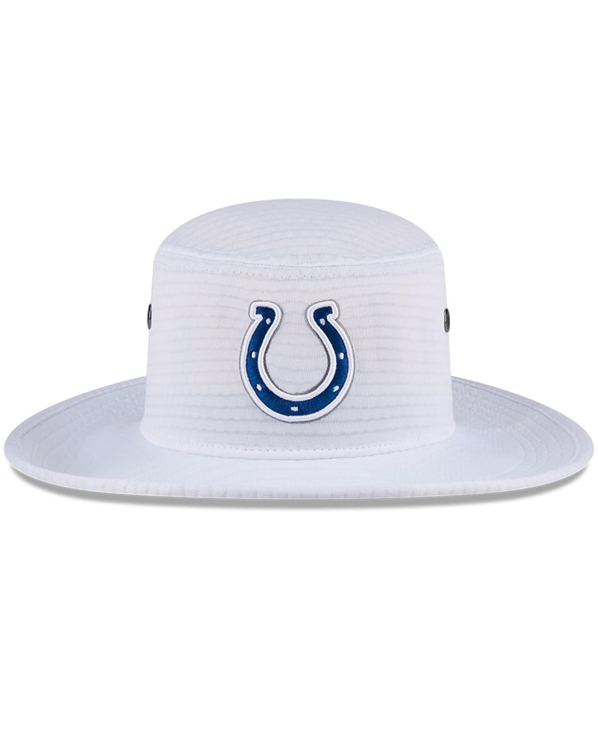 NEW ERA MEN'S WHITE INDIANAPOLIS COLTS 2024 NFL TRAINING CAMP PANAMA BUCKET HAT 
