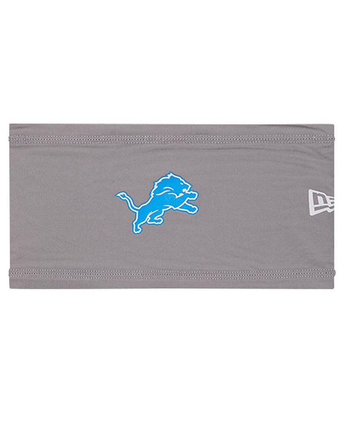 New Era Gray Detroit Lions Training Camp COOLERA Headband - Macy's