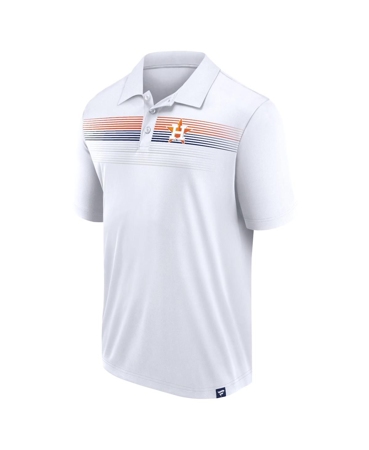 FANATICS MEN'S WHITE HOUSTON ASTROS BIG TALL VICTORY FOR US INTERLOCK POLO SHIRT 