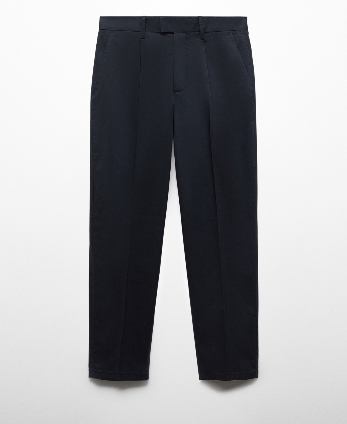 Mango Men's Slim-Fit Cotton Pleated Pants