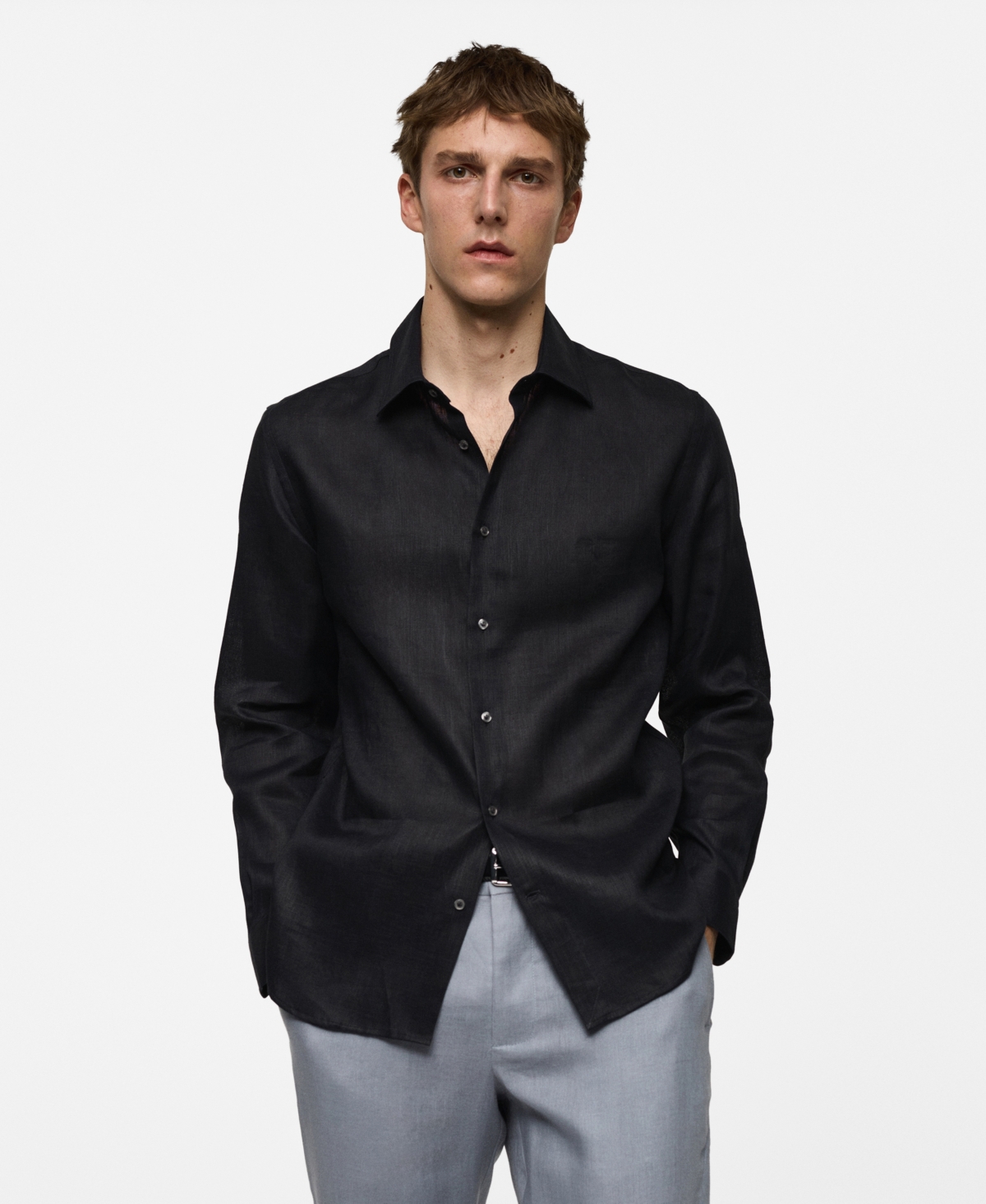 Mango Men's Linen Shirt