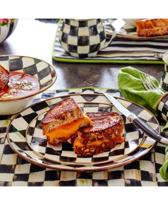 Courtly Check Salad/Dessert Plate