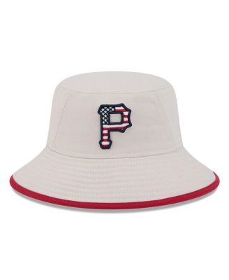 Men's Khaki Pittsburgh Pirates 2024 Fourth of July Bucket Hat