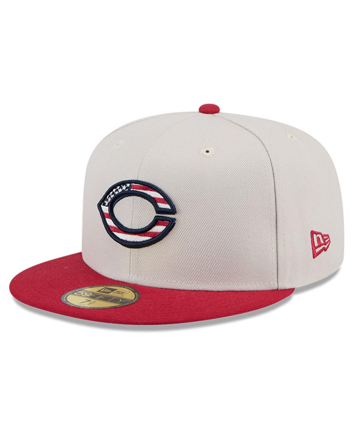 NEW ERA MEN'S RED CINCINNATI REDS 2024 FOURTH OF JULY 59FIFTY FITTED HAT 