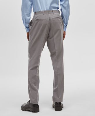 Men's Slim-Fit Suit Pants
