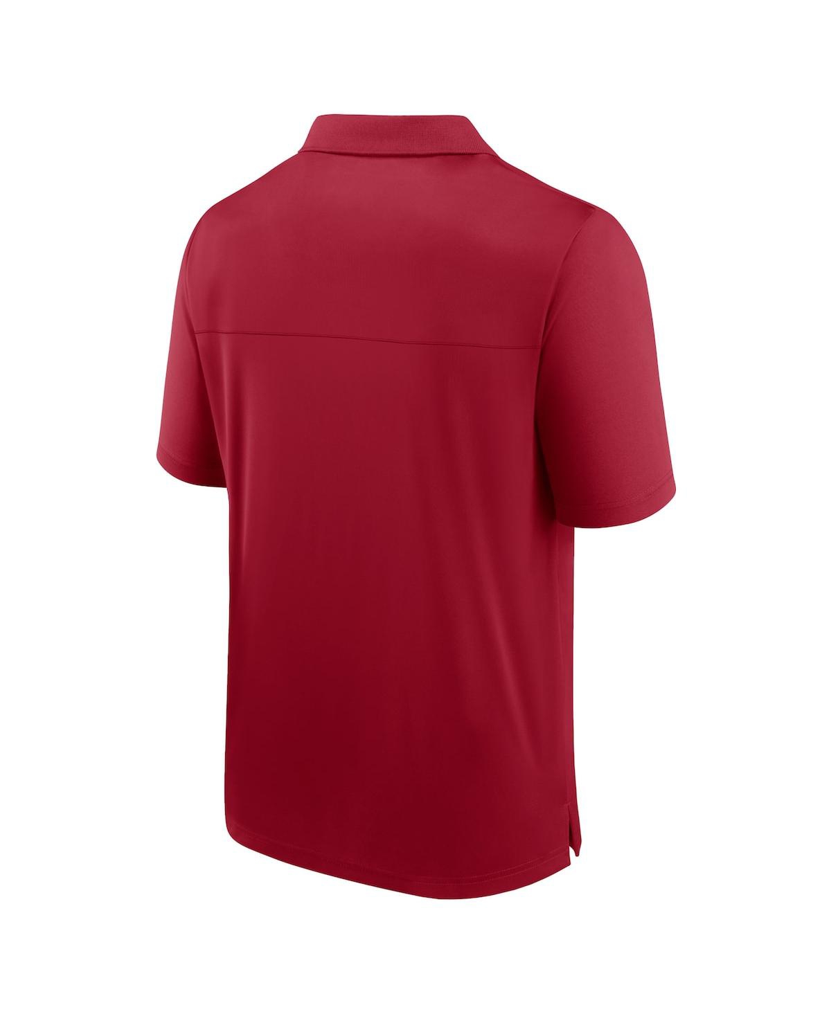 Fanatics Men's Crimson Oklahoma Sooners Left Side Block Polo Shirt In Crimson