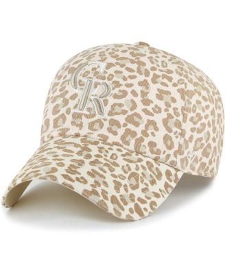 Women's Natural Colorado Rockies Panthera Clean Up Adjustable Hat